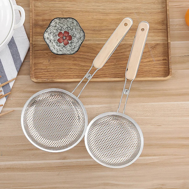 Cucchiaio Per Schiumarola A Maglia Fine In Acciaio Inox Per Colino Spaghetti E Tagliatelle