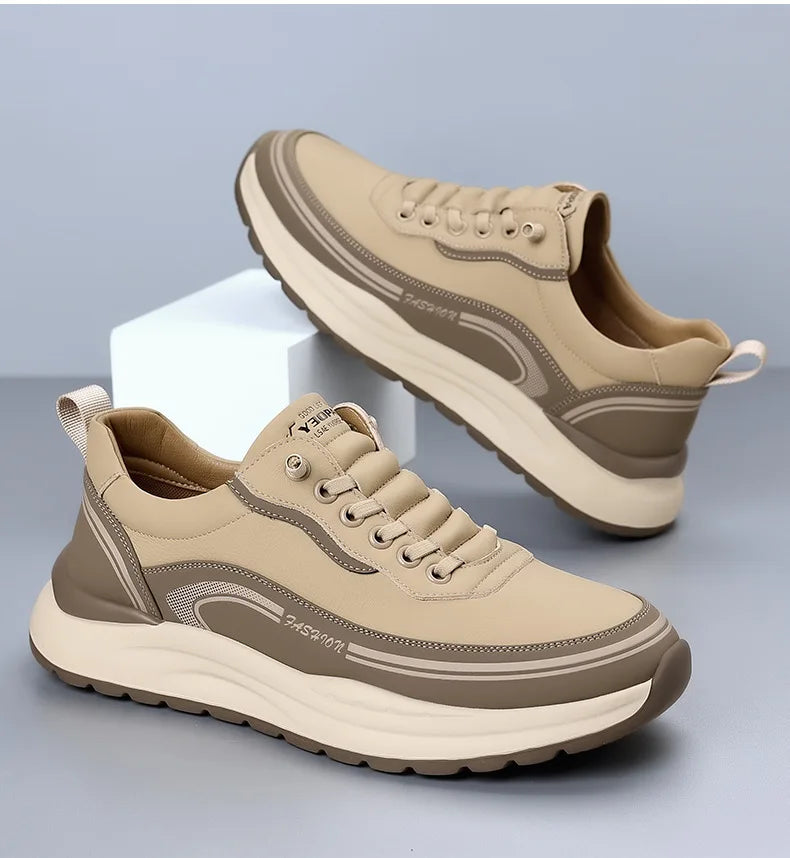 Scarpe Da Uomo Slip On In Pelle Impermeabili Antiscivolo Leggere Traspiranti Mocassini Casual Allingrosso