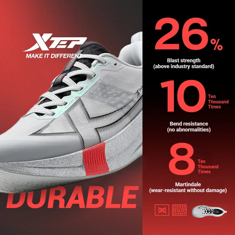 Xtep 2000 Km 5.0 Scarpe Da Corsa Morbide Scarpe Da Ginnastica Universali Resistenti All Usura Leggere Durevoli