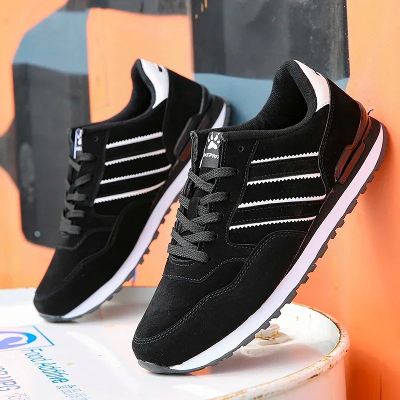 Scarpe Da Ginnastica Da Uomo In Pelle Di Alta Qualità Traspiranti Scarpe Casual Piatte 2022 Nuove