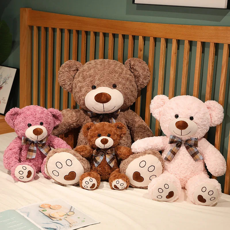 Orso Peluche Con Papillon Kawaii 35 50 60 Cm Cuscino Morbido Per Bambini Ragazze Regalo Perfetto Per Bimbi E Ragazze