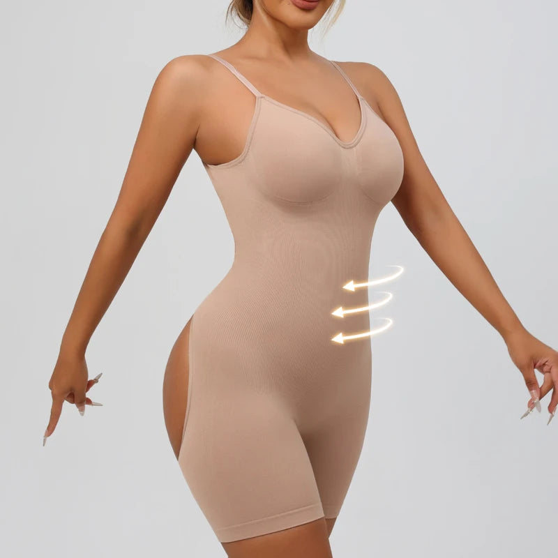 Fajas Colombianas da donna Shapewear Body senza cuciture Sexy controllo della pancia Butt Lifter Coscia più sottile Curve migliorate