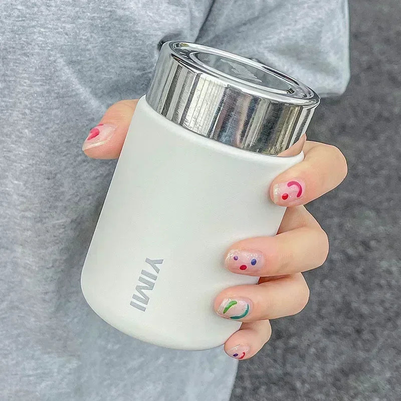 Bottiglia Termica Mini 230 Ml Acciaio Inox 316 Con Isolamento A Vuoto Portatile Per Viaggiare Caffè E Tè Caldi O Freddi
