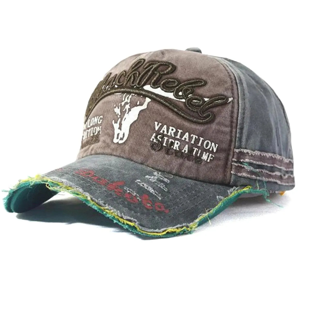 Berretto Da Baseball In Cotone Con Rete Snapback Protezione Solare Unisex Hip Hop Casual Outdoor