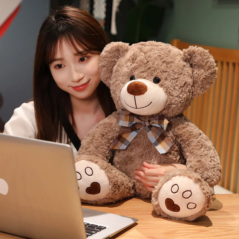Orso Peluche Con Papillon Kawaii 35 50 60 Cm Cuscino Morbido Per Bambini Ragazze Regalo Perfetto Per Bimbi E Ragazze