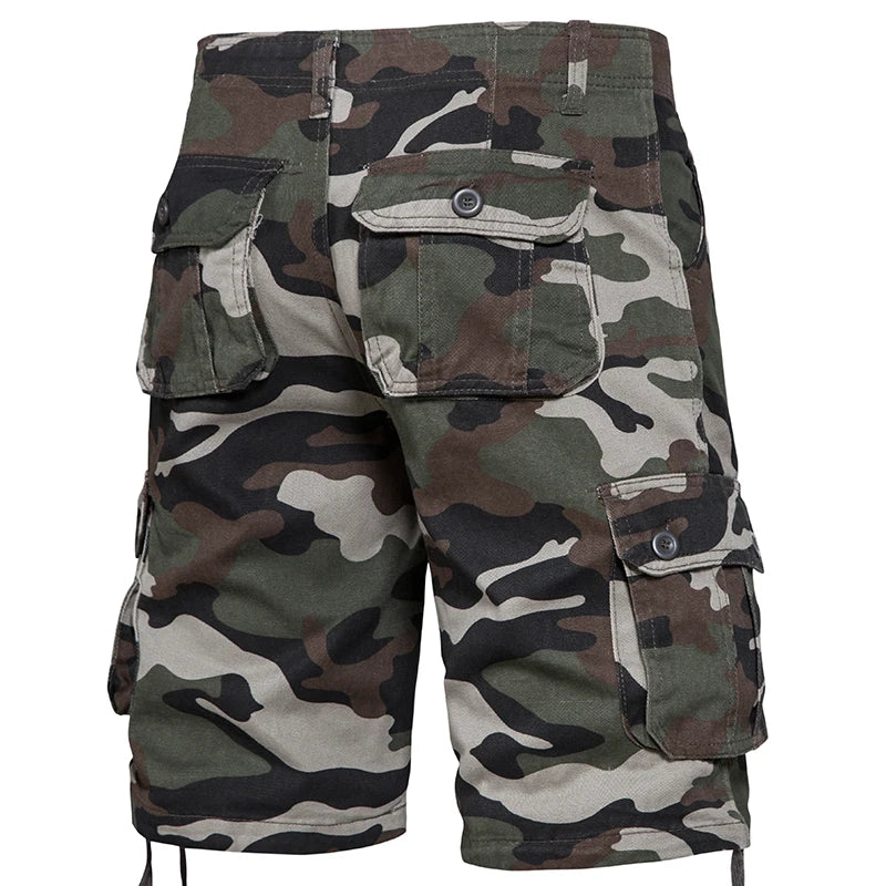 Pantaloncini Mimetici Da Uomo Traspiranti In Cotone Con Tasche Laterali Per Sport All Aperto Pantaloni Corti Estivi