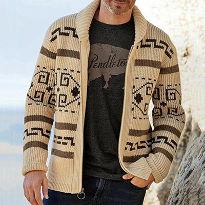 Cardigan Invernale Da Uomo In Maglia Lavorata Termico Caldo Abbigliamento Casual Moda Uomo YA2684