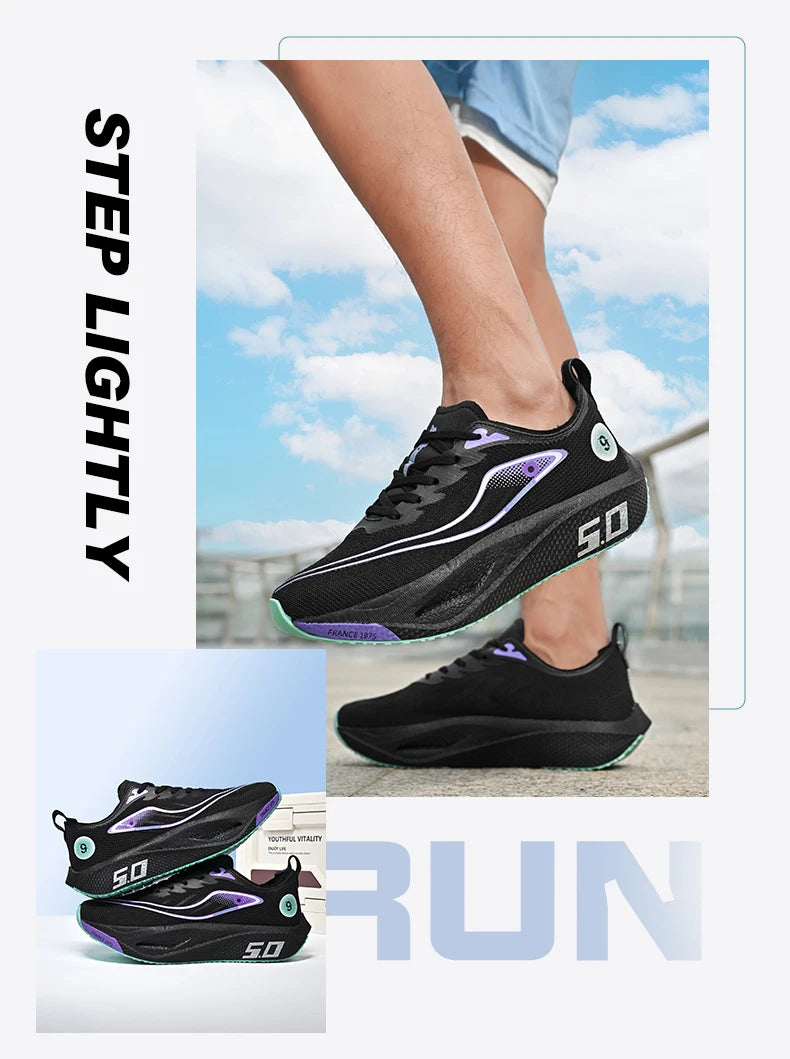 Scarpe Da Corsa Sportive Unisex Traspiranti Comfort Outdoor Nero Taglia 10 Per Uomo E Donna