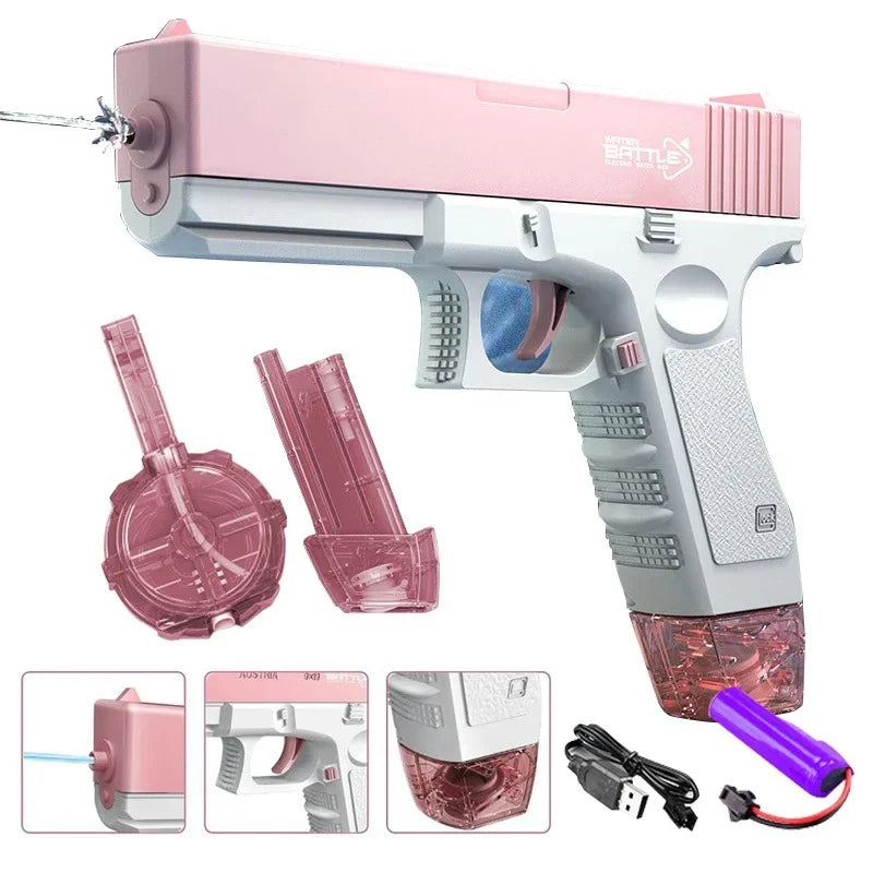 Pistola Ad Acqua Elettrica Potente Per Adulti E Ragazzi Giocattolo Da Spiaggia Estivo All Aperto