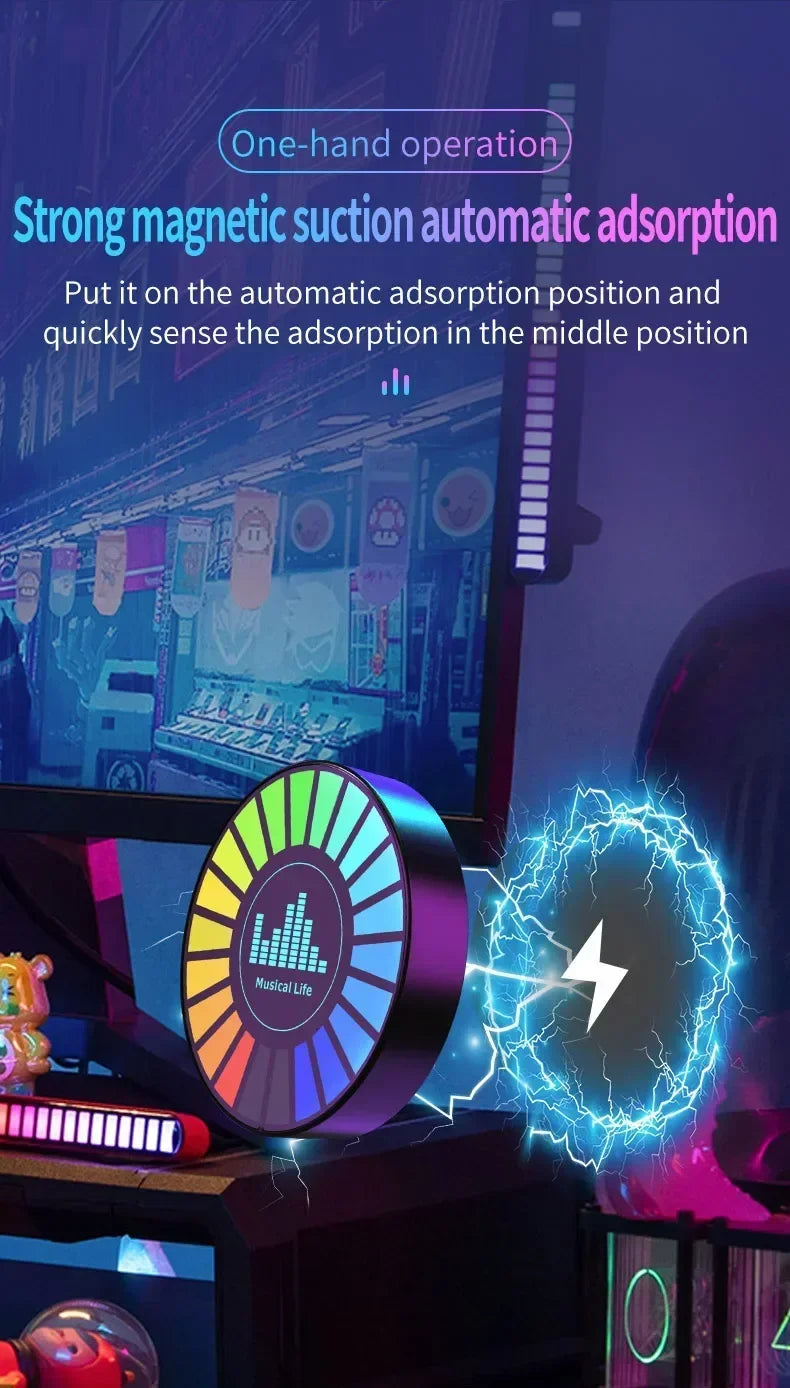 Lampada Interni Auto RGB con Diffusore di Aroma e Aromaterapia Musica Ritmo Sincronizzazione Illuminazione Ambientale
