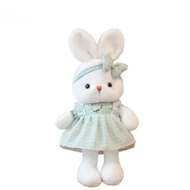 Peluche Coniglio Carino 30 Cm Morbido Cuscino Bambola Neonati Regalo Compleanno Per Bambini Giocattolo Per Sonno