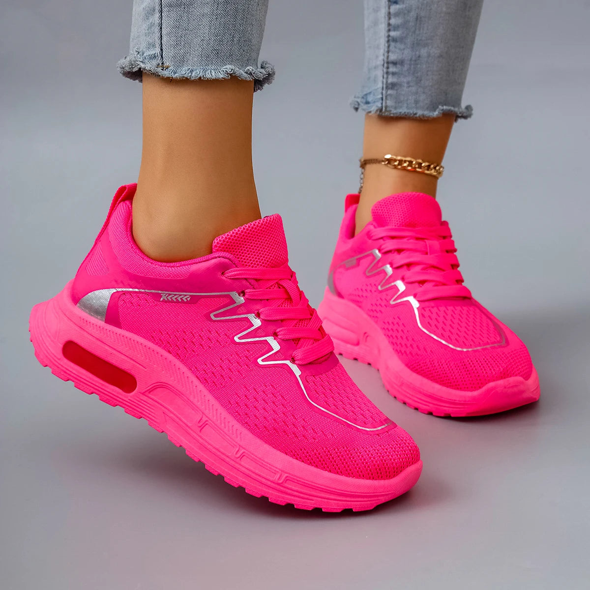 Scarpe Basse Da Donna In Mesh Traspirante Per Estate Scarpe Da Ginnastica Casual Spedizione Gratuita