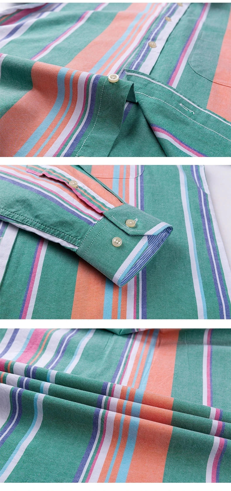 Camicia Da Uomo In Cotone Oxford A Quadri Maniche Lunghe Vestibilità Regolare Con Tasca Frontale