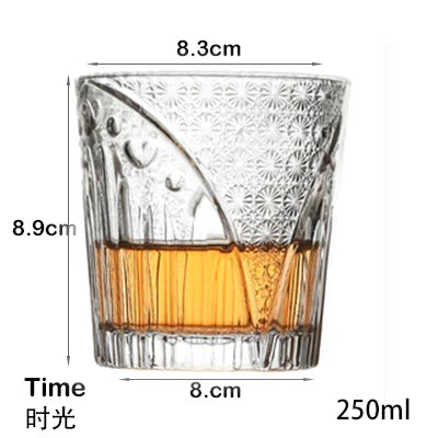 Bicchieri Da Whisky Ecologici E Durevoli Cocktailgeek Forma Rotonda In Vetro Trasparente Per Appassionati Di Whisky