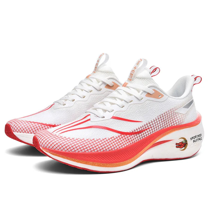 Scarpe da Corsa Sound Friction Rabbit 7PR con Piastra in Carbonio Traspiranti Leggere Sneakers Casual Unisex