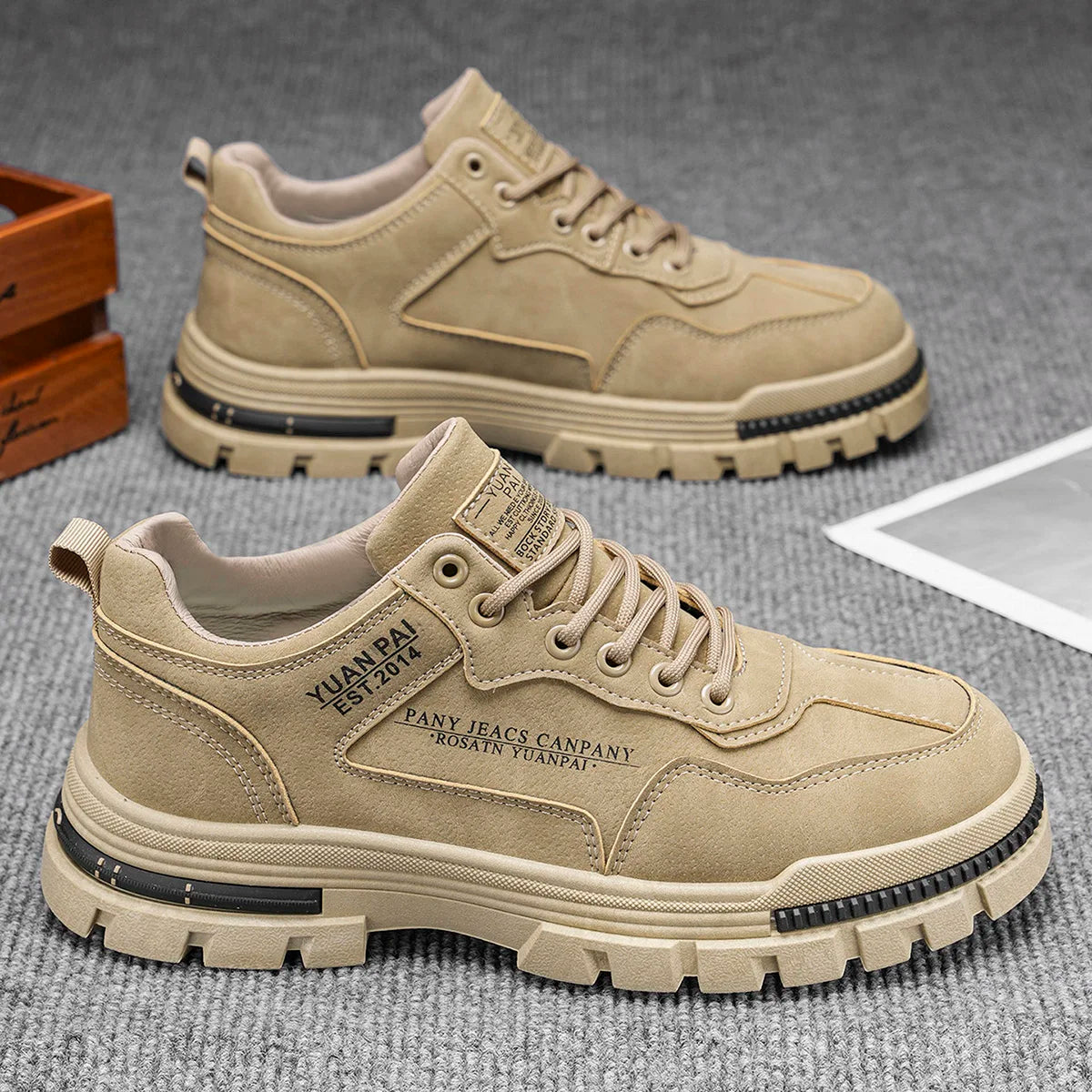 Scarpe Da Uomo Sportive Casual Per Escursionismo Outdoor Traspiranti Resistente Antiodoranti Comfort