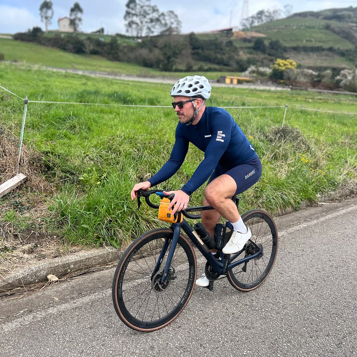 Maglia Da Ciclismo Invernale Termico In Pile Traspirante Uomo Manica Lunga Antipilling Con Tasche Spazzolato Morbido