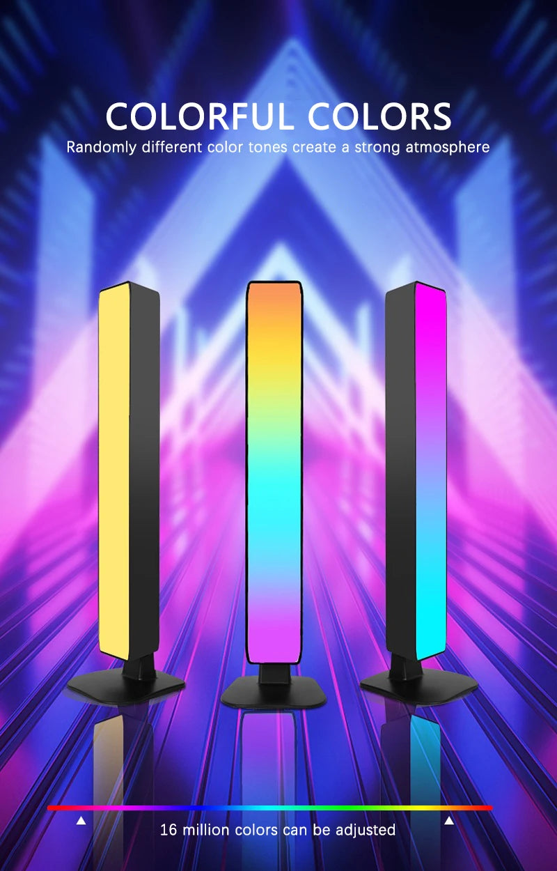 Luce Atmosfera Intelligente Tuya Controllo Remoto App RGB Lampada Da Tavolo Per Computer TV Gioco Musica Ritmo Decorativa