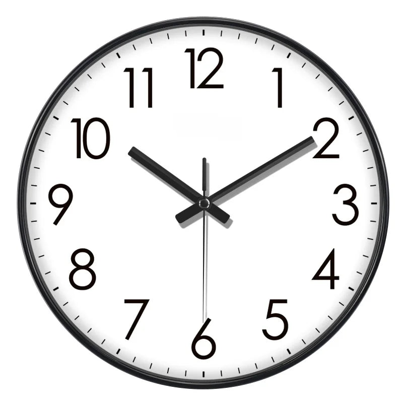 Orologio Da Parete Quarzo Numeri Grandi Facile Da Leggere Decorazione Domestica Moderna Silenzioso Senza Ticchettio