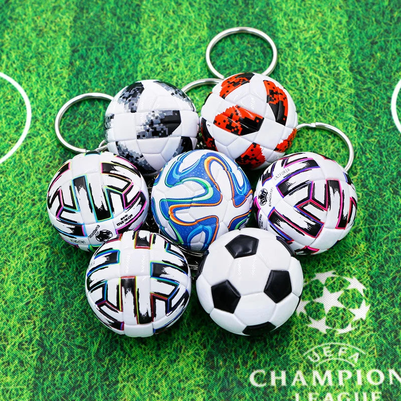 Ciondolo Portachiavi Calcio Souvenir Per Fan Regalo Piccolo Per Attività Scolastiche E Accessori Fai Da Te