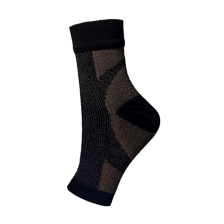 Calzini Sportivi Uomo Caviglia Alta Compressione Con Protezione Per Corsa Cotone Nylon Stile 41