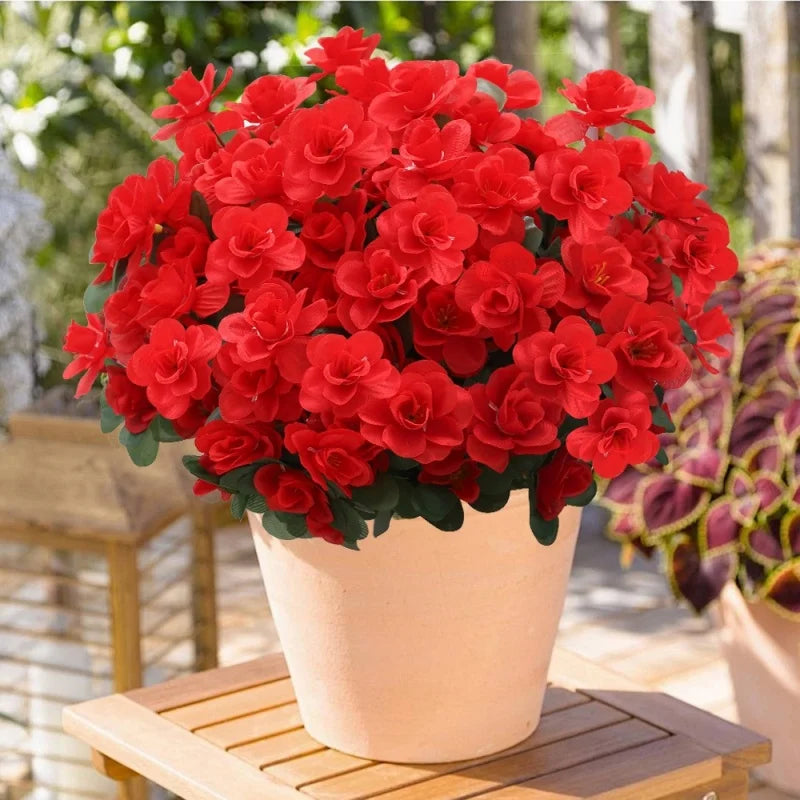 Fiore Di Rosa Artificiale 33cm Bouquet Finto Decorazione Casa Ghirlanda Fai Da Te Matrimoni San Valentino