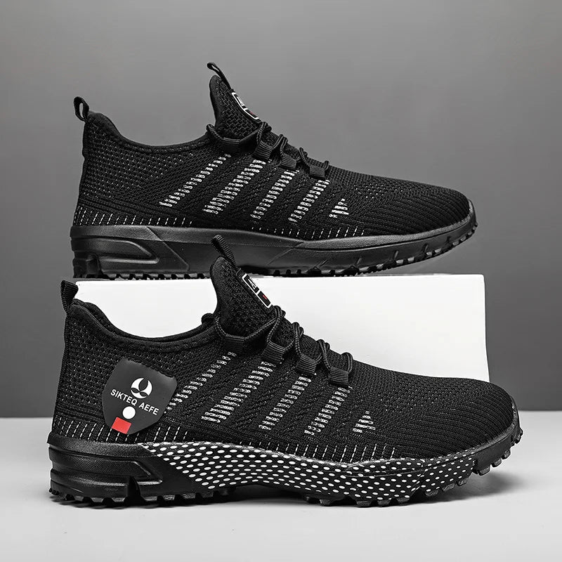 Sneakers Da Uomo Alla Moda In Mesh Traspirante Scarpe Casual Da Corsa Antiscivolo Per Esterno Di Alta Qualità