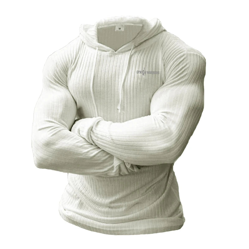 Maglia Uomo Con Cappuccio Sportiva Traspirante E Asciugatura Rapida Per Bodybuilding E Fitness Maniche Lunghe Autunno