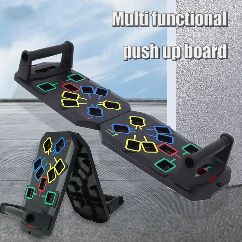Set Di Tavole Push Up Multifunzionali Portatili Con Manici Per Allenamento Petto Addome Braccia Schiena Fitness