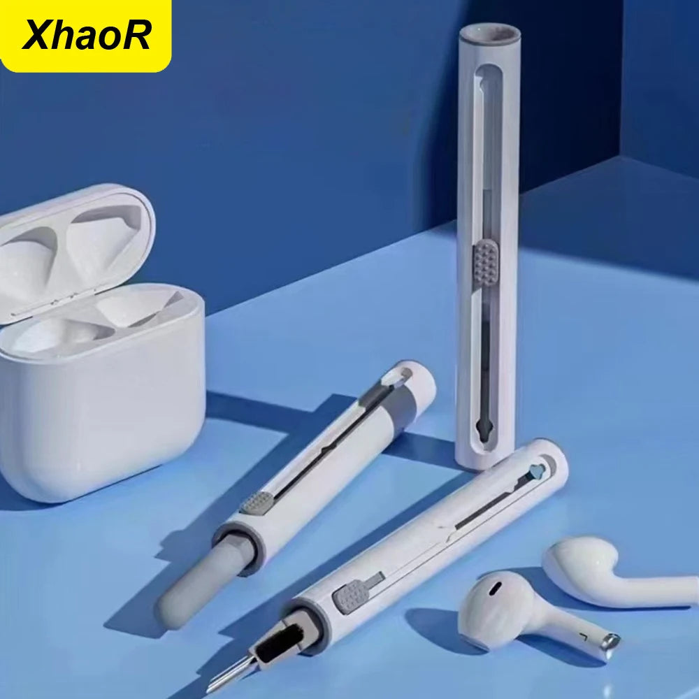 Kit Di Pulizia Auricolari Penna Tre In Uno Per AirPods Pro 2 3 4 Galaxy Buds 3 Cuffie Xiaomi Detergenti Auricolari