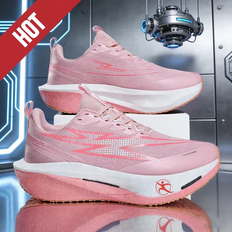 Scarpe Da Corsa Con Piastra In Carbonio Ammortizzate Per Maratona Traspiranti E Leggere Antiscivolo Per Uomo E Donna