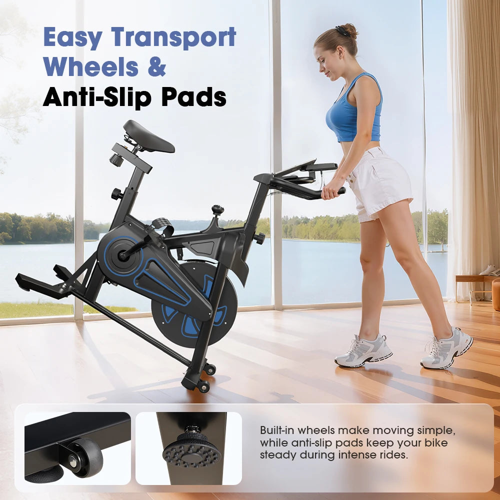 Cyclette Formill QK101 10 Kg Frizione QK116C 12 Kg Magnetico Trasmissione a Cinghia Display Cardio Domestico