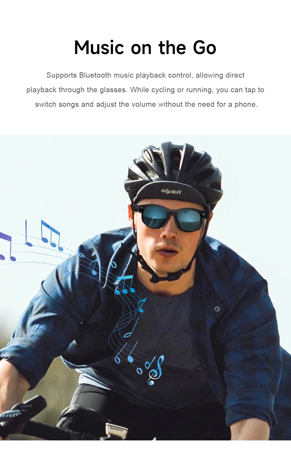 Senbono AI Occhiali Intelligenti Con Fotocamera Per Foto Video Chiamate Musica Sport Bluetooth Traduttore Per Uomo Donna