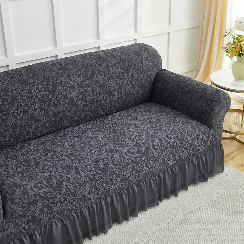 Fodera Divano A Fiori Stile Europeo Jacquard Copridivano Antiscivolo Protezione Per Mobili Soggiorno Decorazioni Casa