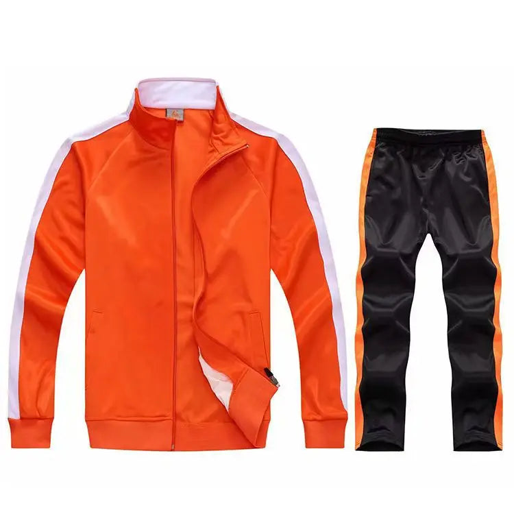Set Tuta Da Uomo 2 Pezzi Giacca E Pantaloni Abbigliamento Sportivo Allenamento Autunno Inverno Primavera