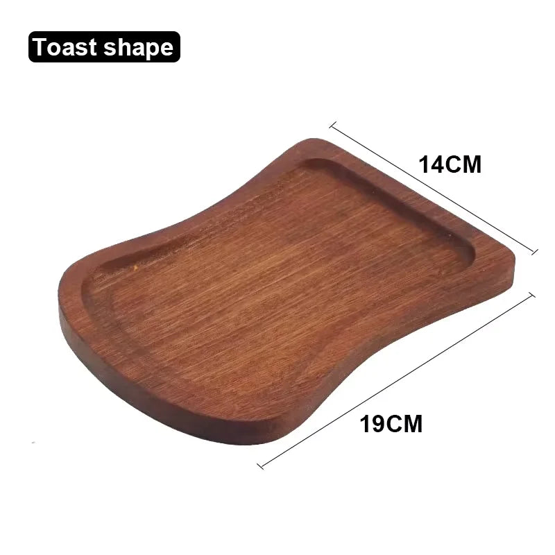 Vassoio In Legno Di Noce Ins Wind Rettangolare Piatto Da Pranzo Piccolo Per Tè Caffè Torta Pane Giapponese Massello