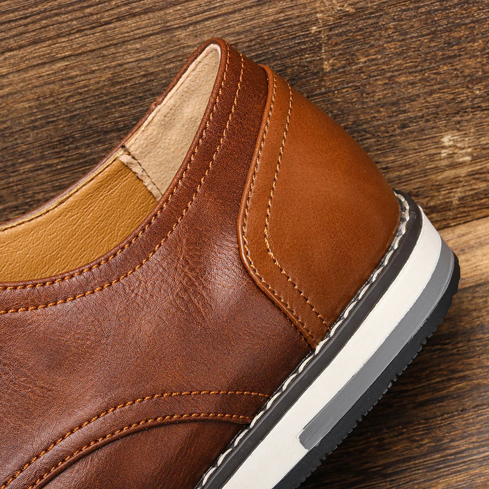 Mocassino In Pelle Da Uomo Moda Comoda Scarpe Casual Da Uomo Di Marca 2024 Eleganti E Confortevoli