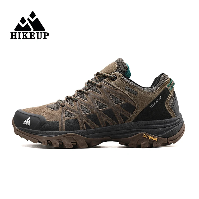 Hikeup Scarpe Trekking Da Uomo Traspiranti Con Lacci Ammortizzate Per Esterno E Arrampicata