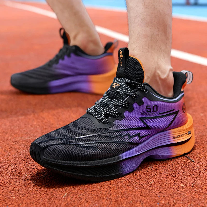 Sneakers Casual Di Lusso Da Uomo Traspiranti Scarpe Da Corsa Mocassini Alla Moda Comode Per Gara Con Aumento Di Altezza
