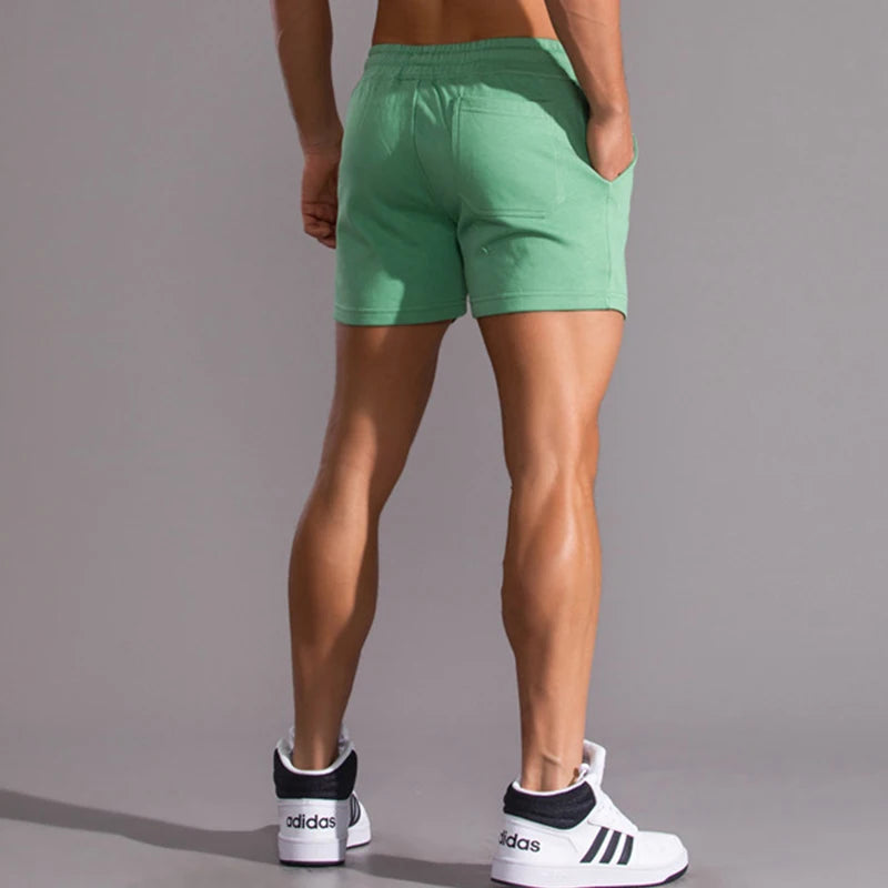 Pantaloncini Da Corsa In Cotone Per Uomo Palestra Fitness Casa Allenamento Yoga Boxer Larghi Pantaloni Corti Sudore