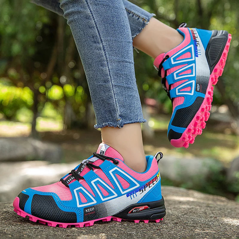 Scarpe Da Trekking All'aperto Unisex Antiscivolo Con Lacci Leggere Per Allenamento Tattiche Da Uomo Ciclismo Casual