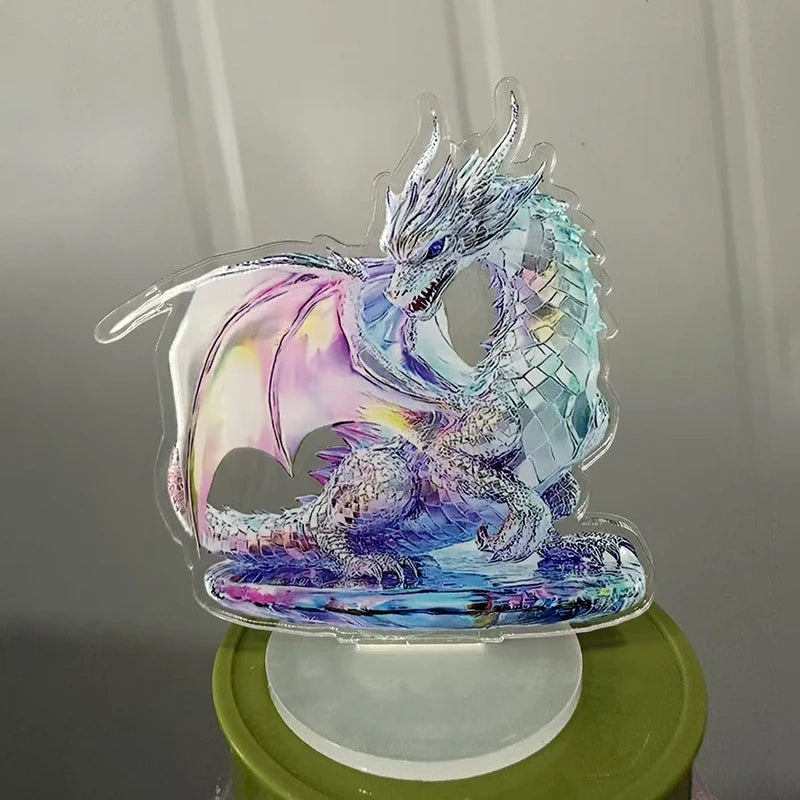 Statua Drago In Resina Per Tavolo Espositore Studio Decorazione Per La Casa Regalo Ideale