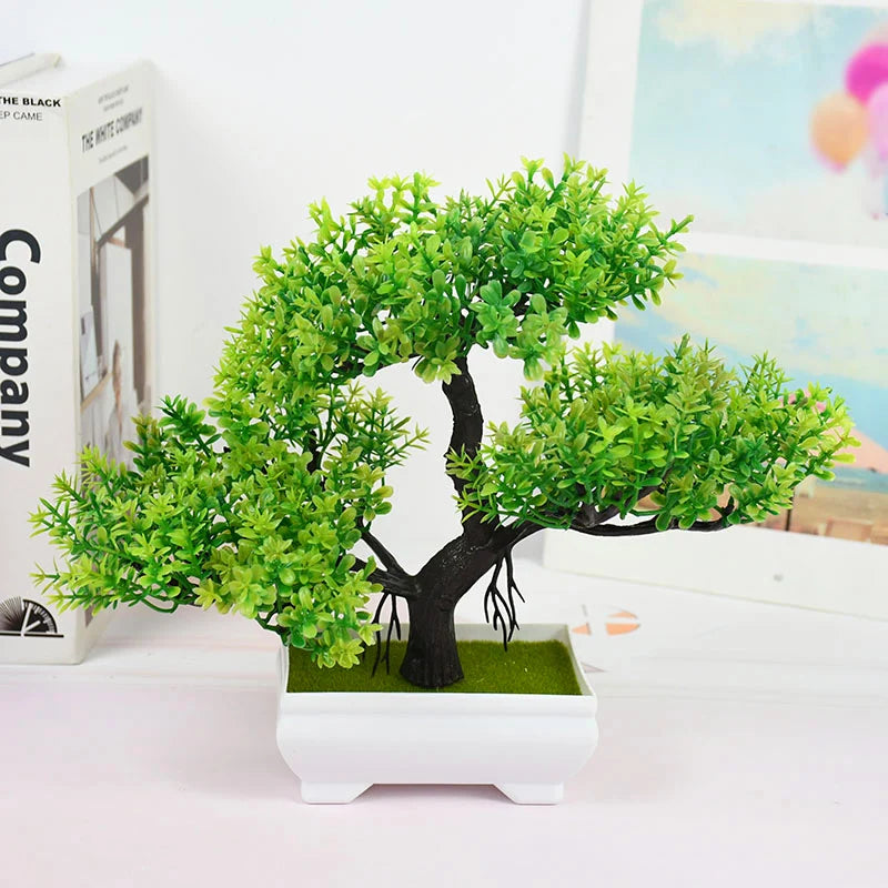 Piante Artificiali Bonsai Piccolo Albero In Vaso Con Fiori Decorativi Per Tavolo Casa Giardino E Decorazione Per Hotel