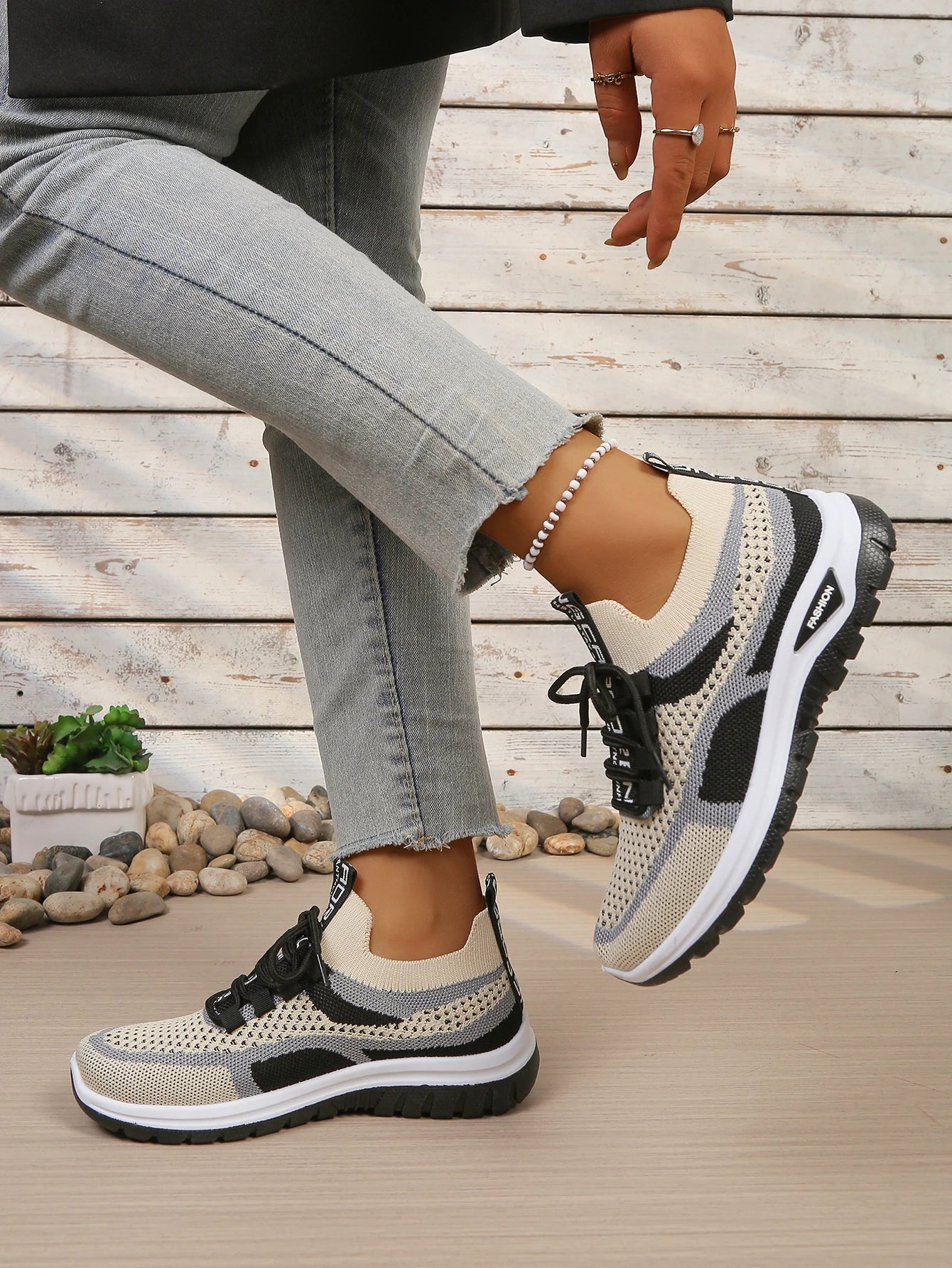 Scarpe Da Donna Estate 2026 Sneaker Casual Nuovo Stile Bicolore Scarpe Da Lavoro Versatili E Alla Moda