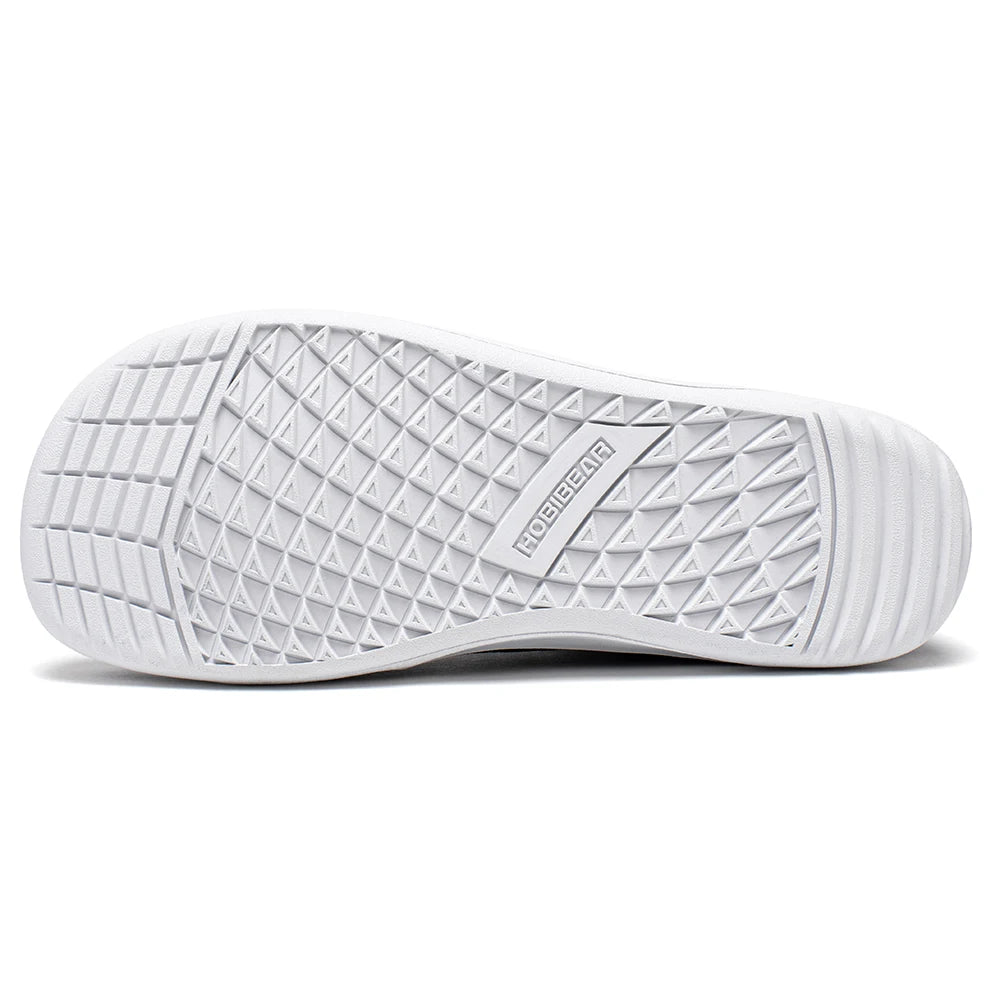 Hobibear Scarpe Da Ginnastica Unisex Mid Top A Piedi Nudi Con Punta Larga In Tela Zero Drop Con Lacci Per Esterni