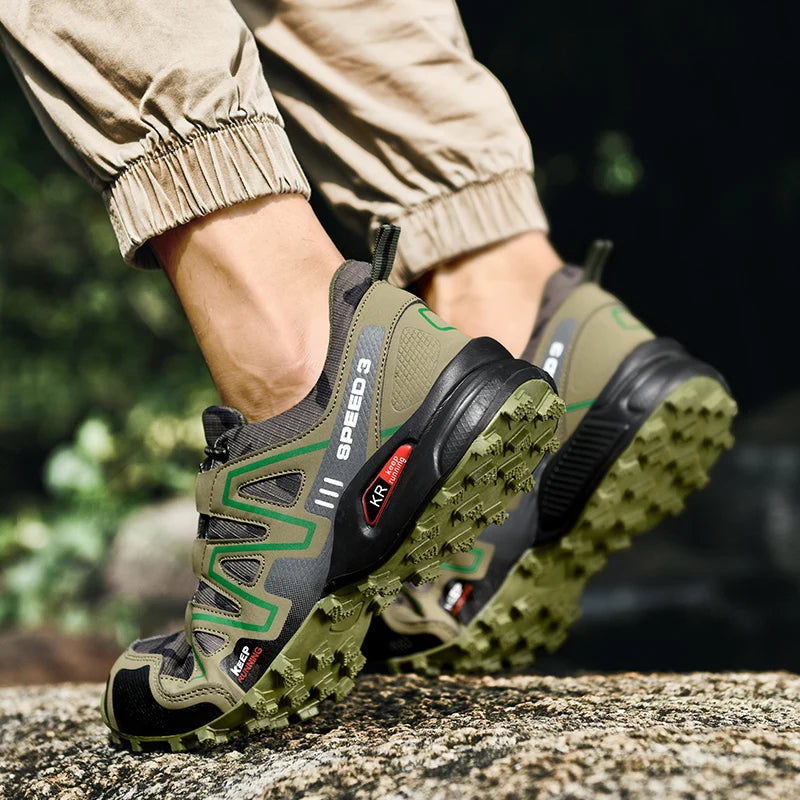 Scarpe Da Trekking Da Uomo Impermeabili E Traspiranti Per Esterni Con Lacci Per Arrampicata E Escursionismo Taglia 47