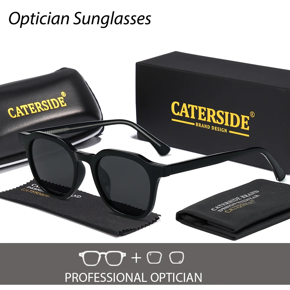 Caterside Occhiali Da Sole Polarizzati Per Uomo Lenti Quadrate UV400 All Aperto Leggeri E Confortevoli