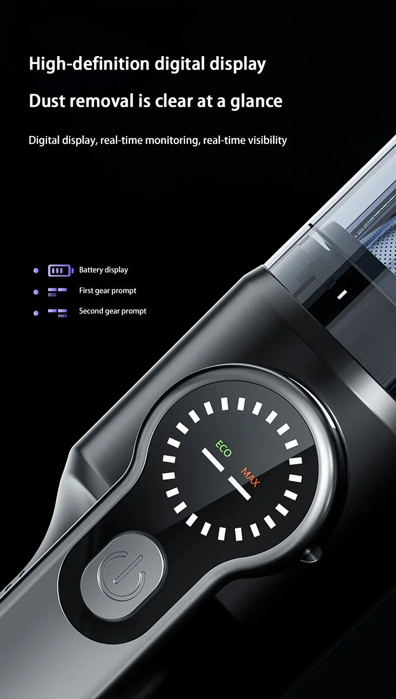 SUITU Aspirapolvere Auto Senza Fili Portatile Potente Con Pulsante Unico Per Automobilisti