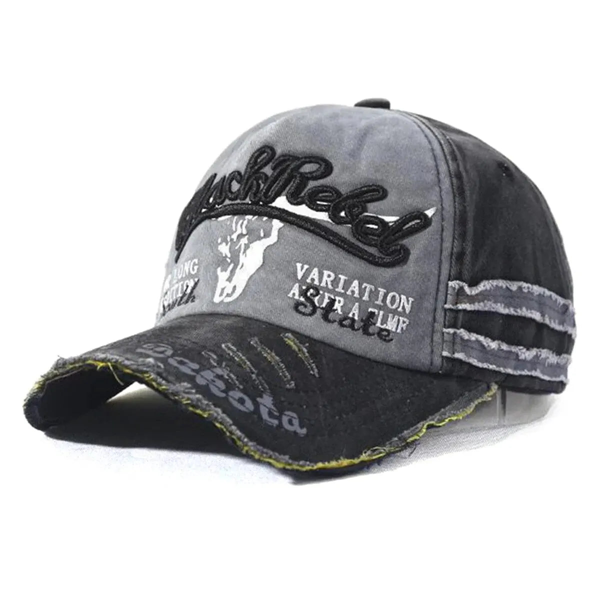 Berretto Da Baseball In Cotone Con Rete Snapback Protezione Solare Unisex Hip Hop Casual Outdoor