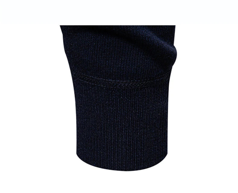 Maglione Uomo Pile Spesso Autunno Inverno Slim Fit Con Mezza Cerniera Collo A O Solido Versatile Nuovo